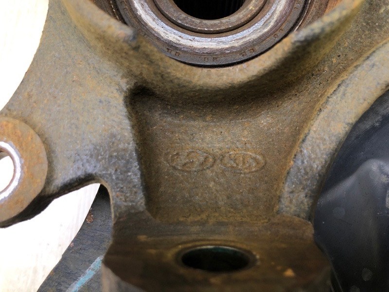 Кулак поворотный передний правый FORTE YD 12- 2013 2.0 G4NC