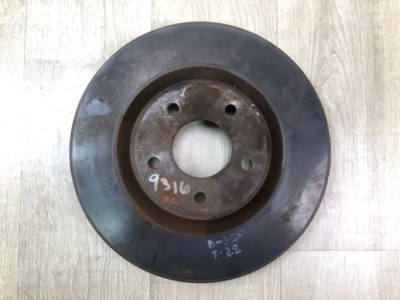 Тормозной диск передний NISSAN PATHFINDER R52 12-21 2013 3.5 VQ35DE 402063JA0A Б/У