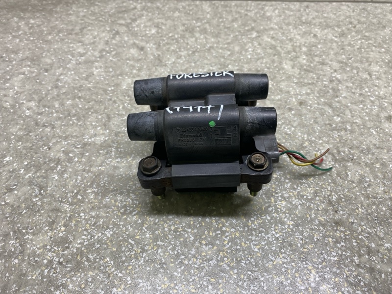 Катушка зажигания SUBARU FORESTER SG 02-07 2005 2.5 EJ253 22433AA500 Б/У