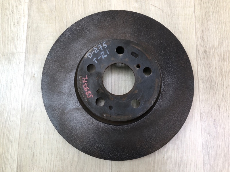 Запчасть тормозной диск передний TOYOTA COROLLA 150 06-13 2011 1.8 2ZRFE 4351202240 Б/У Тормозной диск передний TOYOTA COROLLA 150 06-13 2011 1.8 2ZRFE 4351202240 Б/У