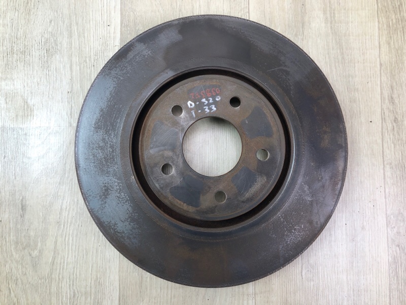 Тормозной диск передний INFINITI FX S50 03-08 2006 VK45DE 40206CL70A Б/У