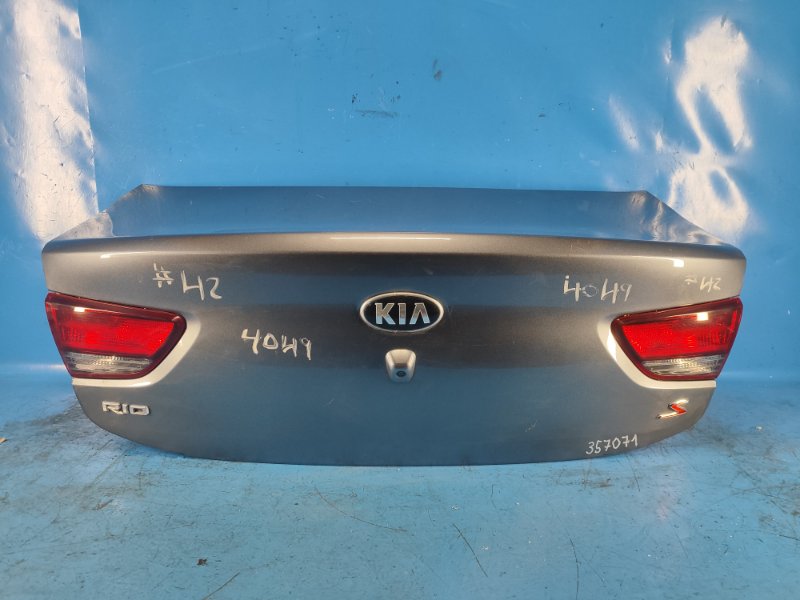Крышка багажника KIA RIO FB 17- 2019 1.6 G4FM 69200H9010 Б/У
