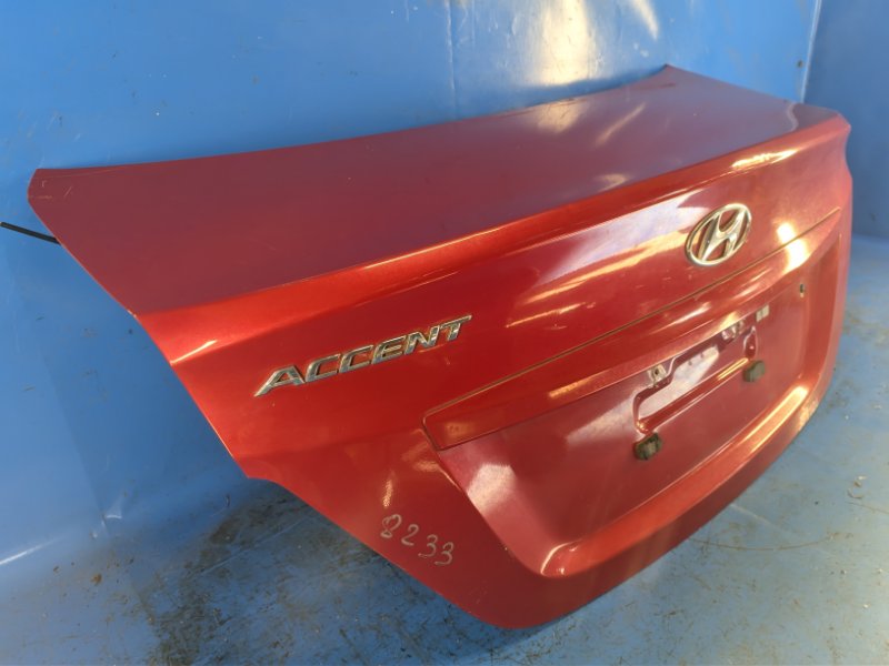 Крышка багажника ACCENT RB 10- 2014 1.6 G4FD