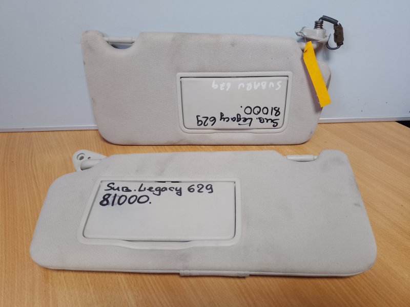 Козырек солнцезащитный SUBARU LEGACY 09-15 BM 2011 Седан 2.5 EJ253 92011AJ07AME Б/У