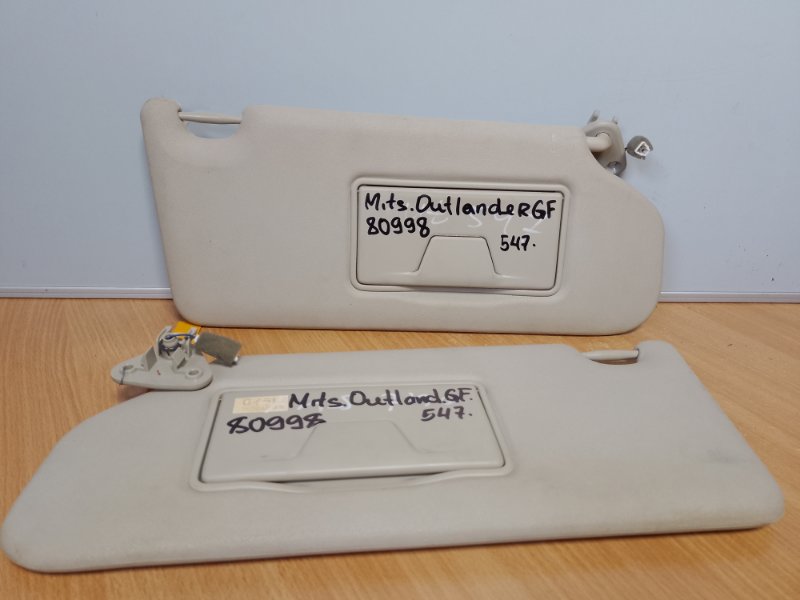 Запчасть козырек солнцезащитный MITSUBISHI OUTLANDER GF 12- 2014 Внедорожник 2.4 7620A894YA Б/У Козырек солнцезащитный MITSUBISHI OUTLANDER GF 12- 2014 Внедорожник 2.4 7620A894YA Б/У