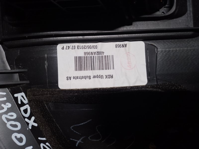 Подушка безопасности пассажира RDX 12-19 2018 Внедорожник 3.5