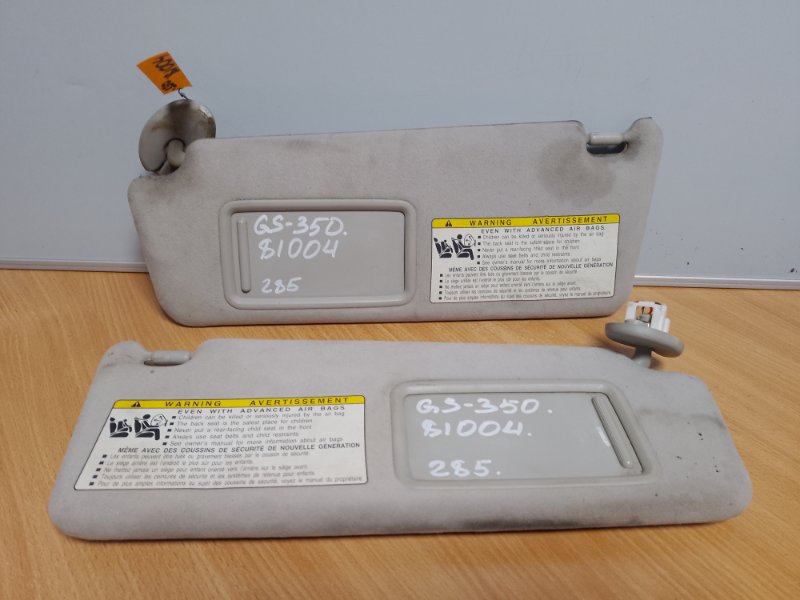 Козырек солнцезащитный LEXUS GS350 GS300 05-11 2008 Седан 3.5 74320-30A21-B1 Б/У