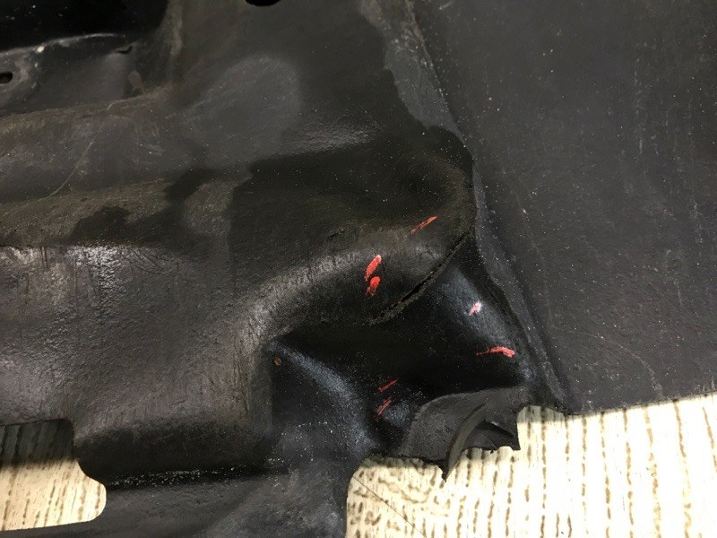 Защита переднего бампера SIENNA 11-16 2014 3.5 2GR-FE