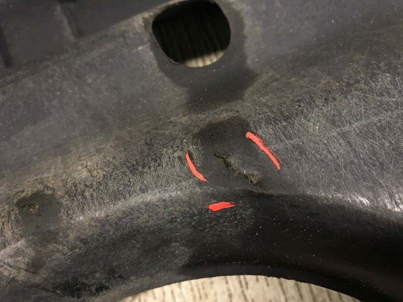 Защита переднего бампера SIENNA 11-16 2014 3.5 2GR-FE