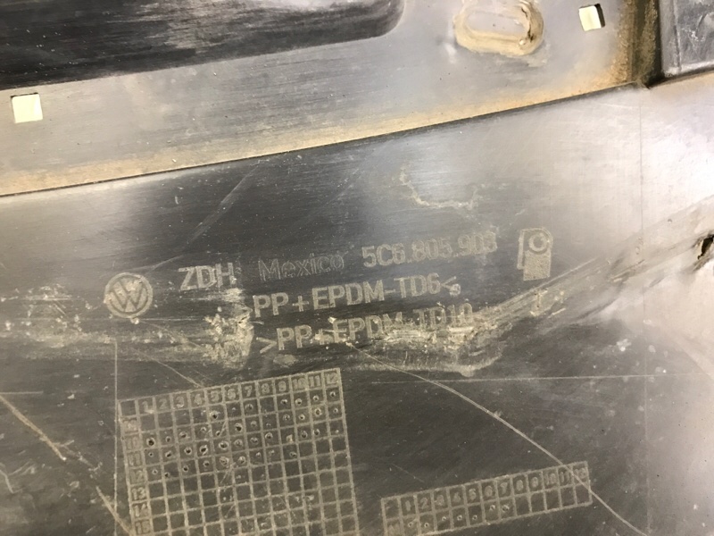 Защита переднего бампера JETTA USA 10-17 2.5