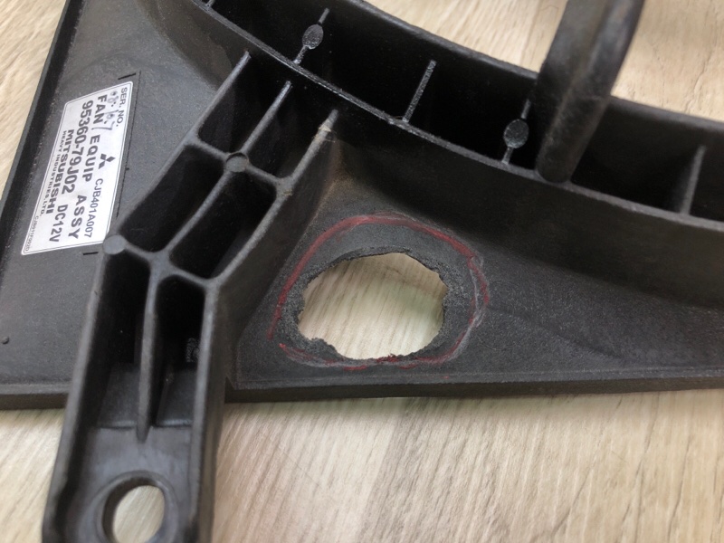 Диффузор вентилятора основного радиатора SX4 06-13 2009 J20A