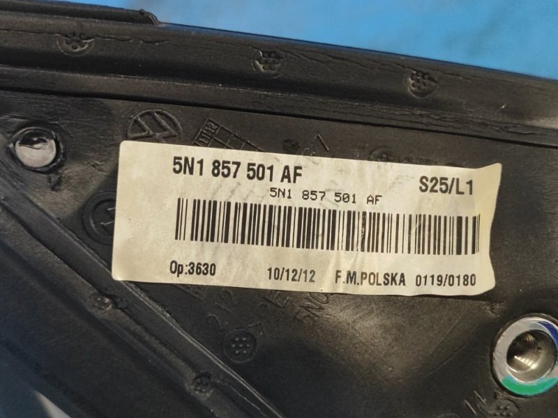 Зеркало левое TIGUAN 08-17 2012 2.0 CCTA