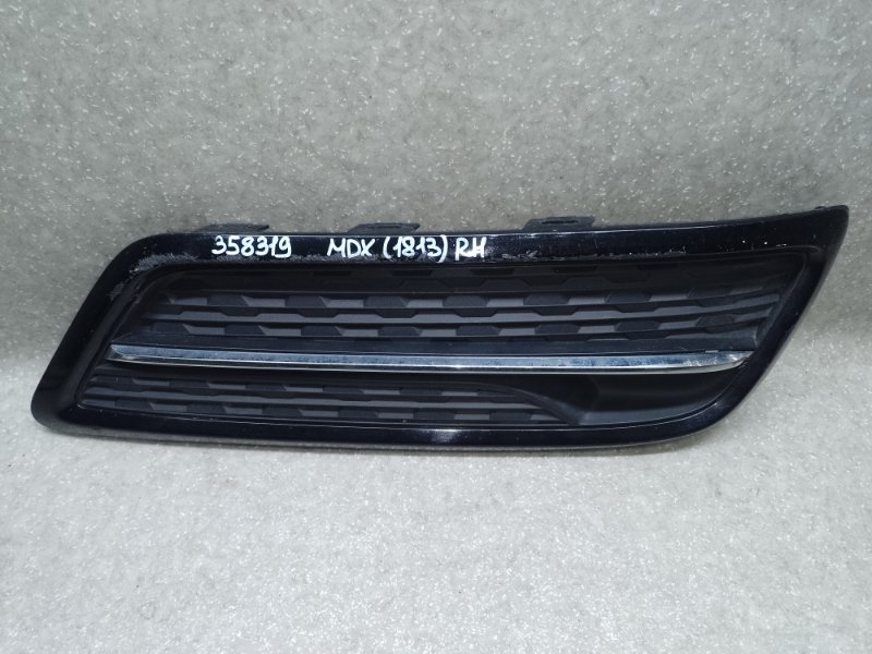 Накладка бампера передняя правая ACURA MDX (YD3) 13-21 2016 3.5 J35Y5 71102-TZ5-A00 Б/У