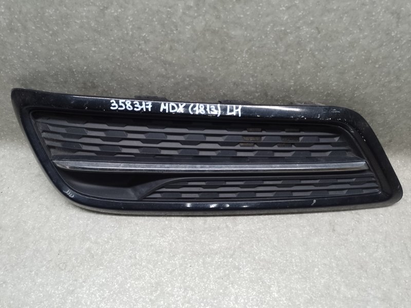 Накладка бампера передняя левая ACURA MDX (YD3) 13-21 2016 3.5 J35Y5 71107-TZ5-A01 Б/У