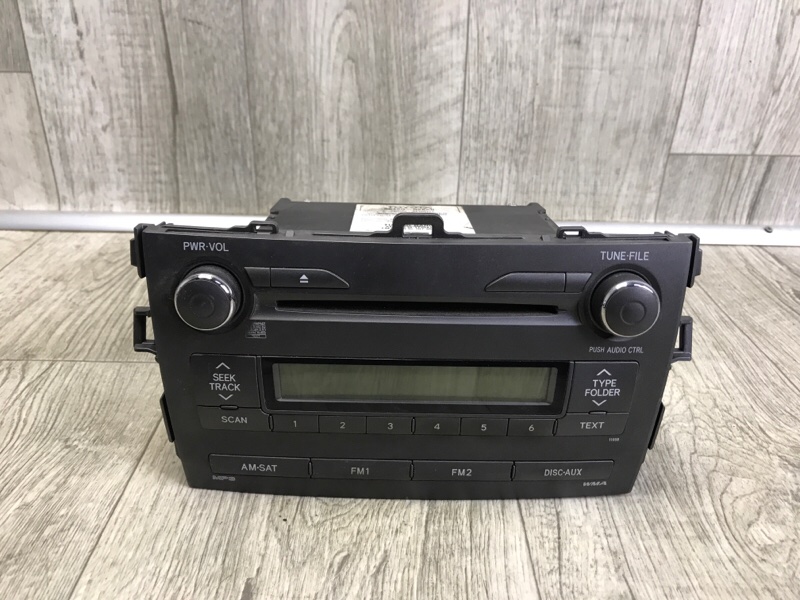 Магнитола TOYOTA COROLLA 150 06-13 2011 1.8 2ZRFE 86120-02E60 Б/У