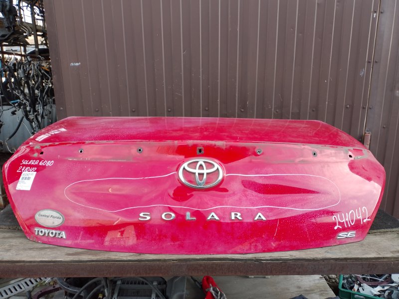 Крышка багажника TOYOTA SOLARA 03-09 COUPE 2.4 2AZFE 64401-AA111 Б/У