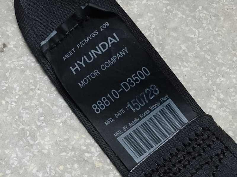 Ремень безопасности передний левый HYUNDAI TUCSON TL 15-20 G4FJ 1.6 Ремень безопасности передний левый HYUNDAI TUCSON TL 15-20 G4FJ 1.6