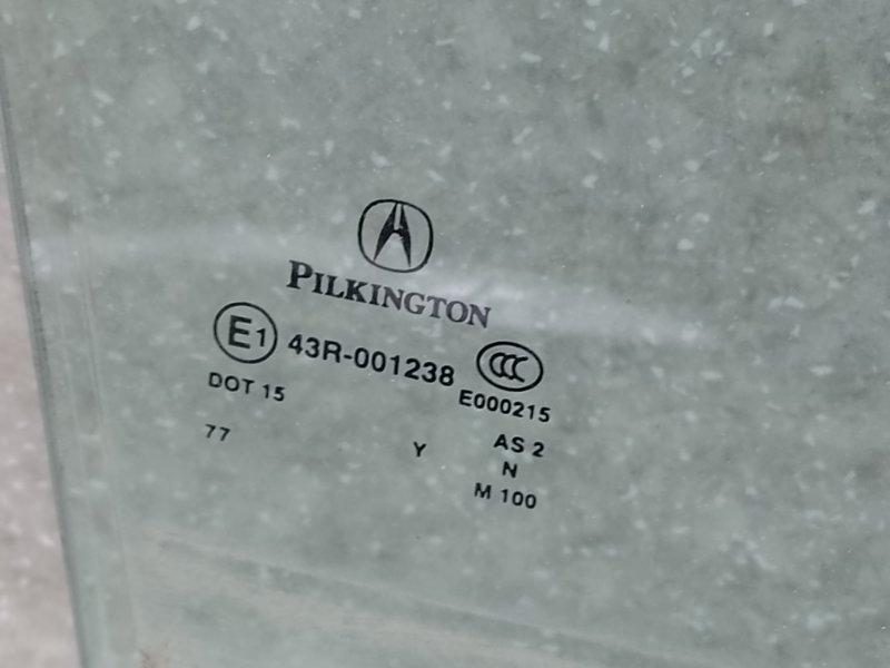 Стекло двери заднее правое TLX 14-17 2014 Седан 2.4