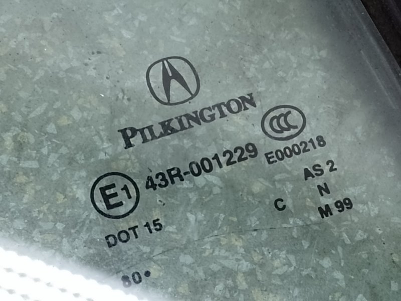 Стекло двери глухое заднее правое TLX 14-17 2014 Седан 2.4 Стекло двери глухое заднее правое TLX 14-17 2014 Седан 2.4