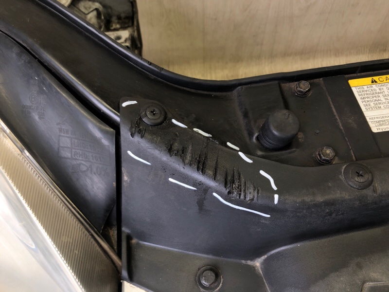 Ноускат Панель Бампер Фара Морда ACCENT MC 06-10