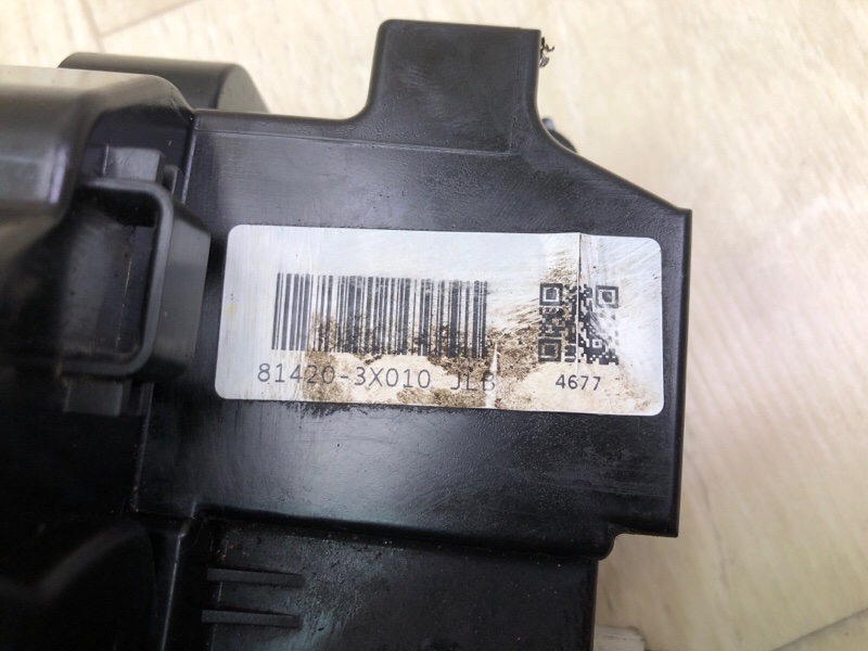 Замок двери задний правый ELANTRA MD 10-15 2014 1.8 G4NB