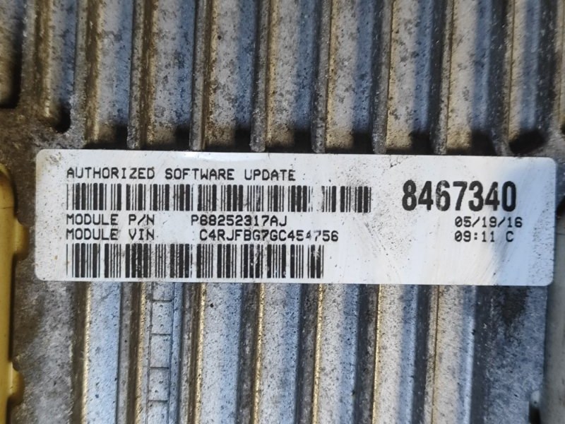 Блок управления двигателем GRAND CHEROKEE 11-22 2016 WK2 ERC 3.6L Блок управления двигателем GRAND CHEROKEE 11-22 2016 WK2 ERC 3.6L