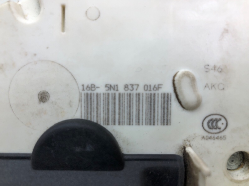 Замок двери передний правый TIGUAN 08-17 2012 2.0 CCTA