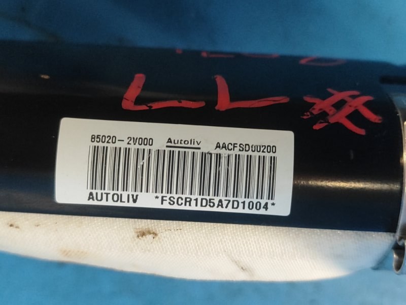 Подушка безопасности (штора) правая VELOSTER 11-18 2013 1.6 G4FD