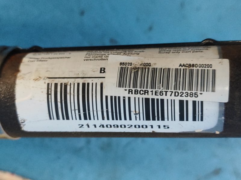 Подушка безопасности (штора) правая HYUNDAI ACCENT RB 10- 1.6 G4FD