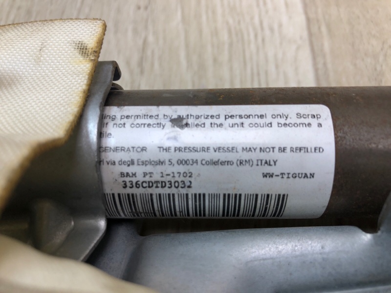 Подушка безопасности (штора) правая TIGUAN 08-17 2012 2.0 CCTA Подушка безопасности (штора) правая TIGUAN 08-17 2012 2.0 CCTA