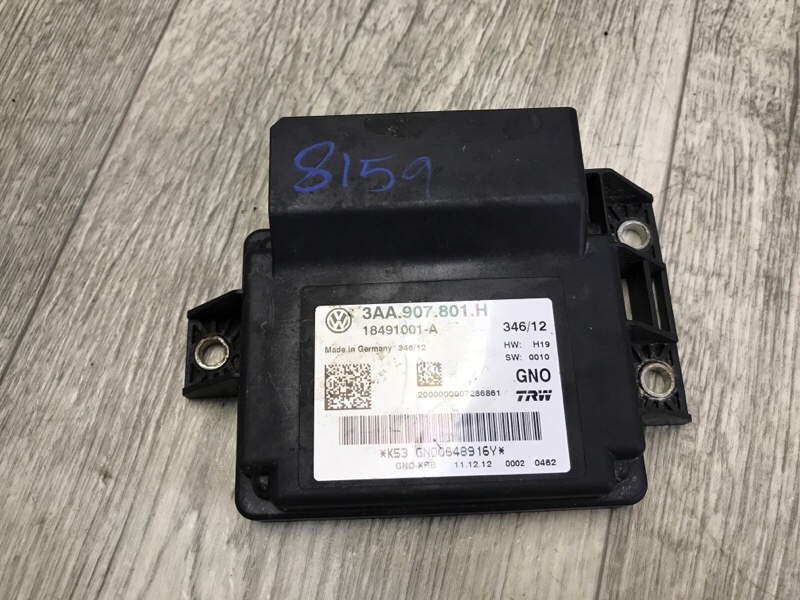 Блок управления стояночным тормозом VOLKSWAGEN TIGUAN 08-17 2012 2.0 CCTA 3AA 907 801 J Б/У