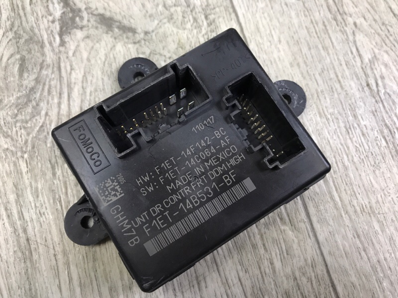 Блок управления дверей передний левый FORD FOCUS 10-18 2017 2.0 C20HDEX F1FZ-19G481-H Б/У