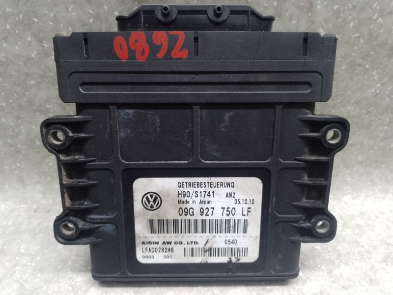Запчасть блок управления акпп VOLKSWAGEN JETTA USA 10-17 2010 CBTA 2.5L 09G 927 750 LF Б/У Блок управления АКПП VOLKSWAGEN JETTA USA 10-17 2010 CBTA 2.5L 09G 927 750 LF Б/У