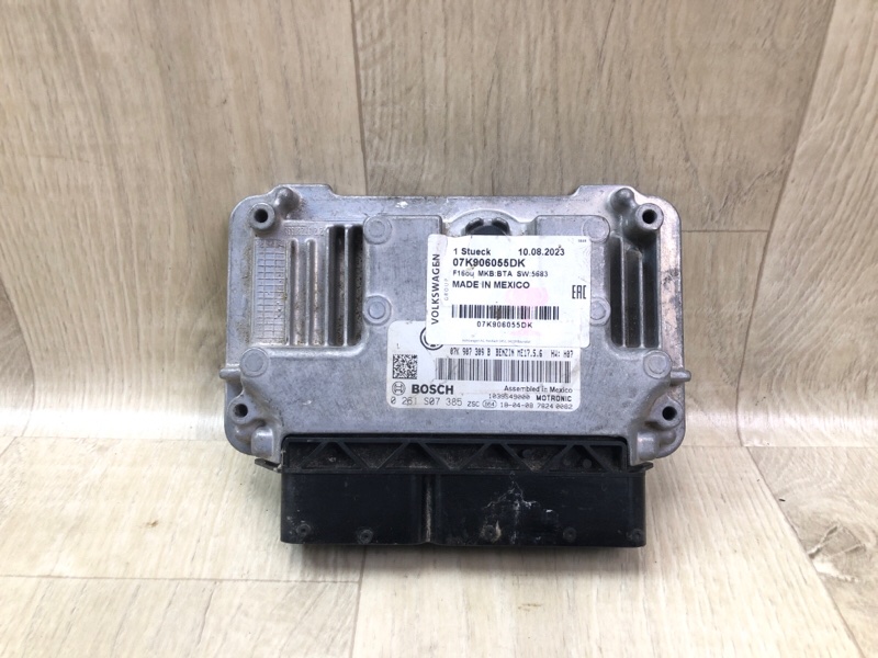 Запчасть блок управления двигателем VOLKSWAGEN JETTA USA 10-17 07K 906 055 DK Б/У Блок управления двигателем VOLKSWAGEN JETTA USA 10-17 07K 906 055 DK Б/У