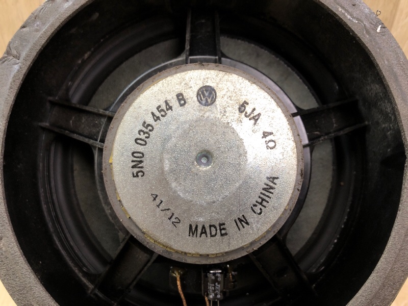 Динамик передний правый TIGUAN 08-17 2012 2.0 CCTA