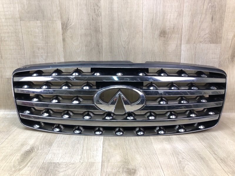 Решетка радиатора INFINITI FX S50 03-08 Внедорожник 62310-CG000 Б/У