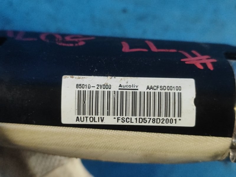 Подушка безопасности (штора) левая VELOSTER 11-18 2013 1.6 G4FD