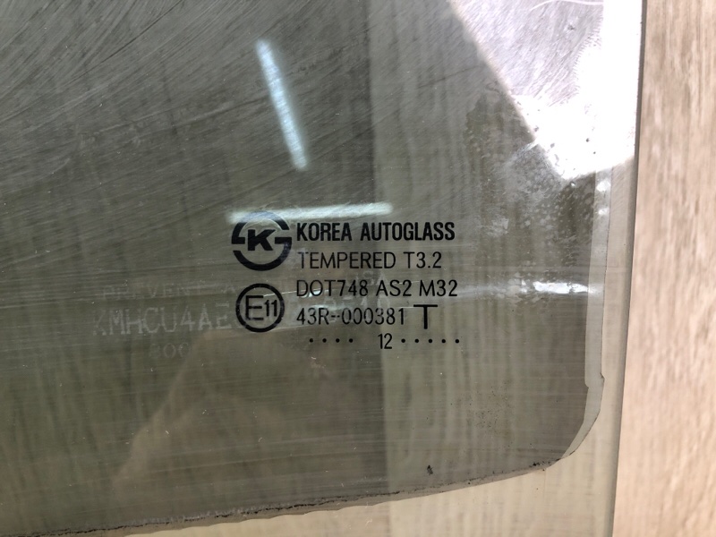 Стекло двери заднее левое ACCENT RB 10- 2013 1.6 G4FD