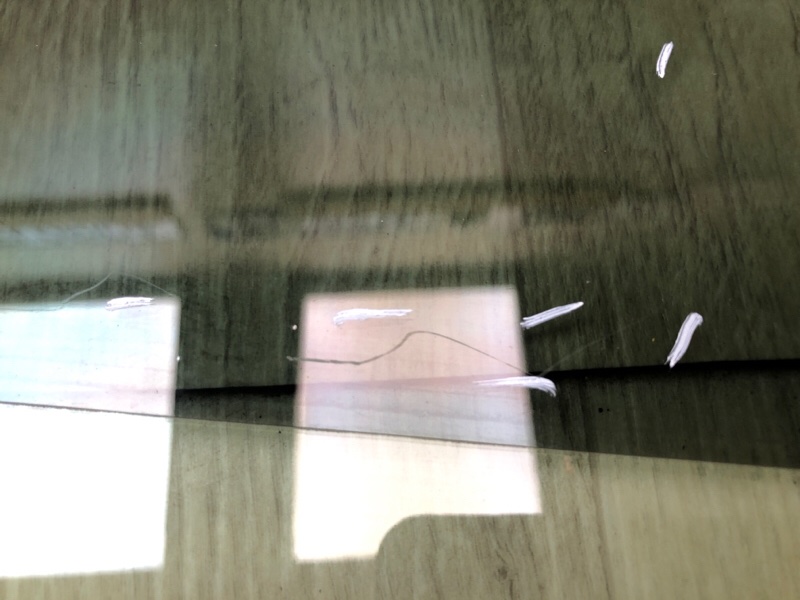 Стекло двери заднее левое ELANTRA AD 16- 2016 2.0 G4NH