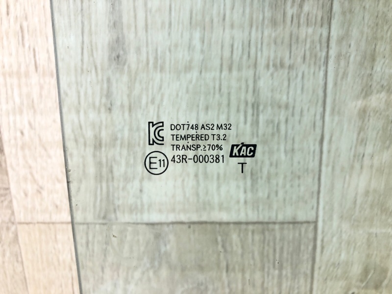 Стекло двери заднее правое ACCENT RB 10- 2014 1.6 G4FD