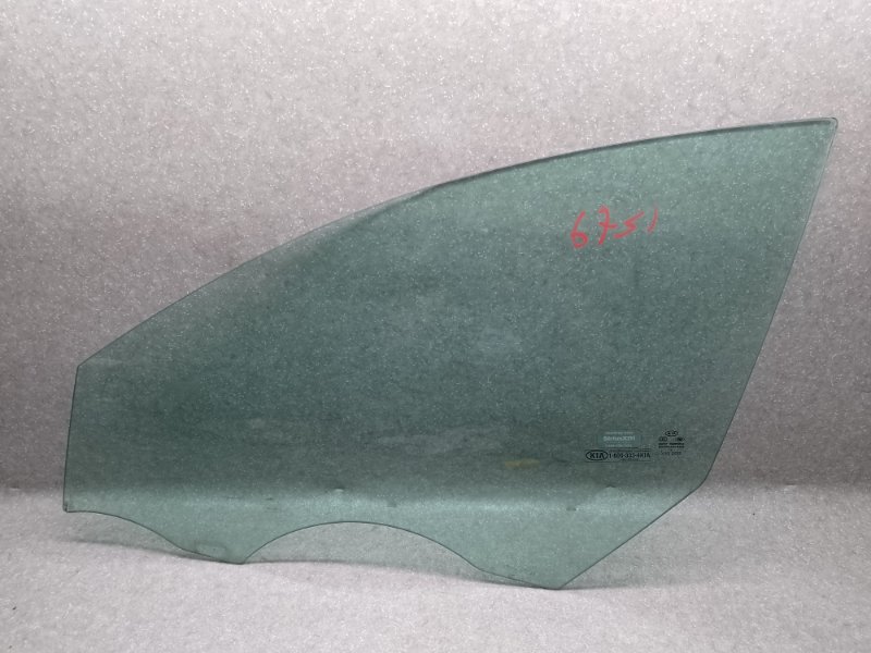 Стекло двери переднее левое KIA OPTIMA TF 11-16 2013 2.0 G4KH 82411-2T010 Б/У