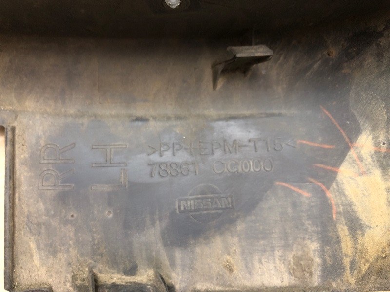 Накладка крыла (расширитель арки) задняя левая FX S50 03-08 2006 VK45DE