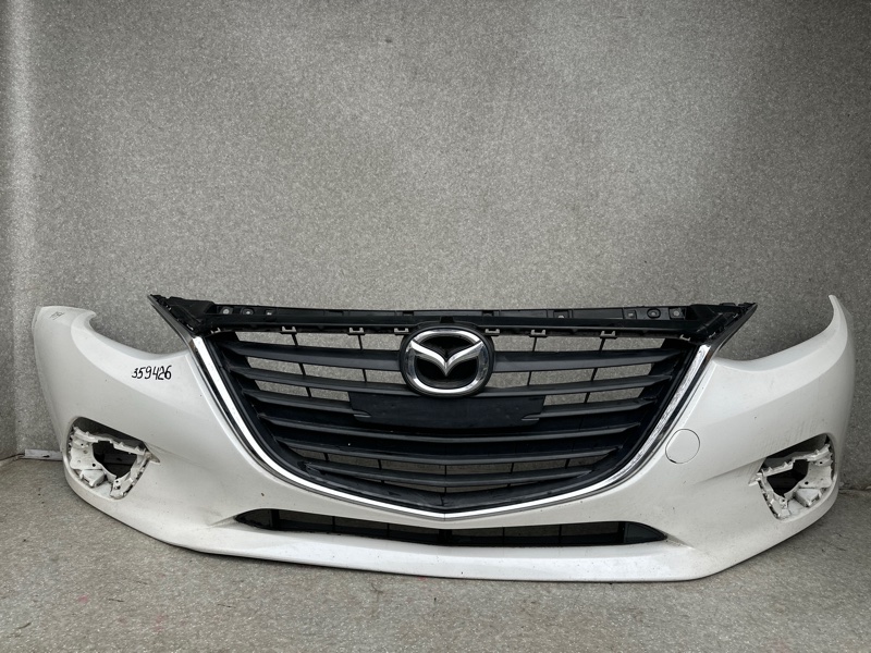 Запчасть бампер передний MAZDA 3 BM 13-19 2015 HATCHBACK 2.0L 4 BJS7-50-031A-BB Б/У Бампер передний MAZDA 3 BM 13-19 2015 HATCHBACK 2.0L 4 BJS7-50-031A-BB Б/У