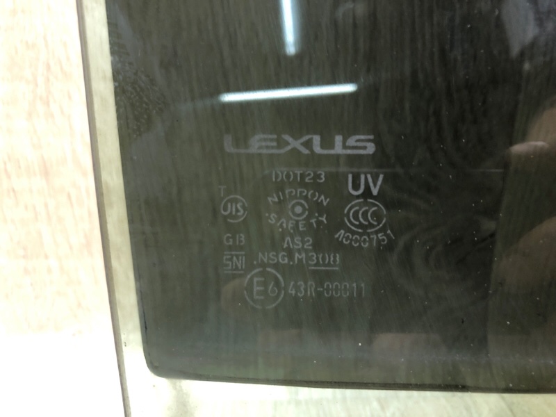 Стекло двери заднее правое CT200 11-17 2013 1.8 2ZRFXE Стекло двери заднее правое CT200 11-17 2013 1.8 2ZRFXE