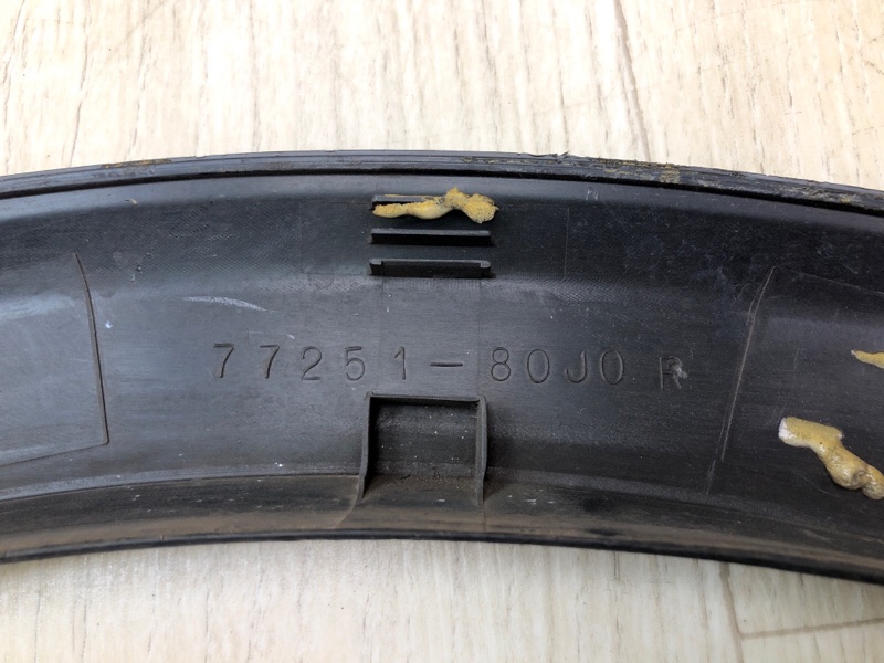 Накладка крыла (расширитель арки) задняя правая SX4 06-13 2009 J20A