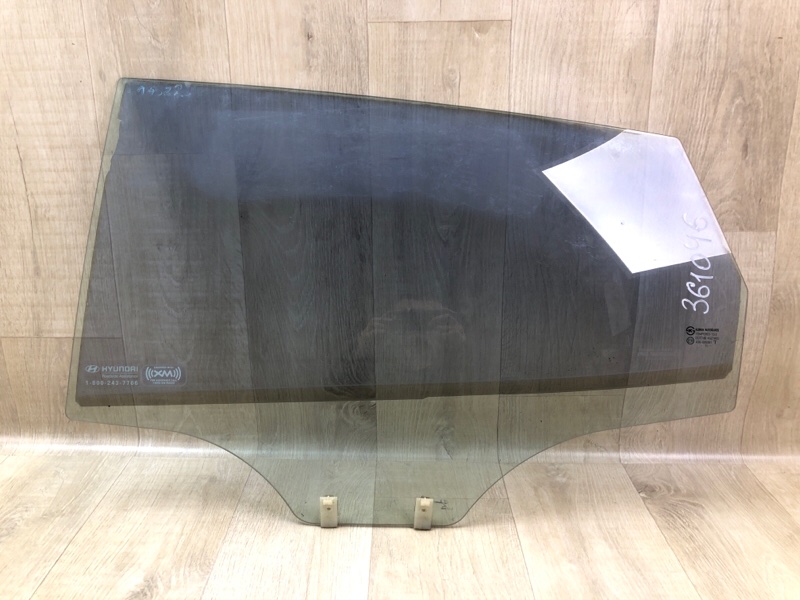 Стекло двери заднее левое HYUNDAI ACCENT RB 10- 2011 ХЭТЧБЭК 1.6 G4FD 834111R210 Б/У