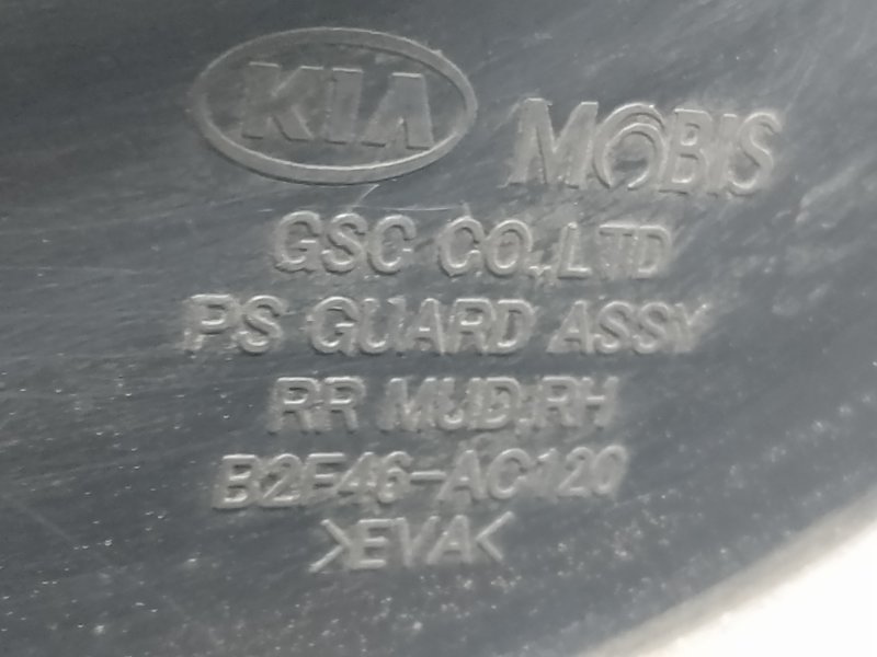 Брызговик задний правый KIA SOUL PS 13-19 2.0 G4NC Брызговик задний правый KIA SOUL PS 13-19 2.0 G4NC