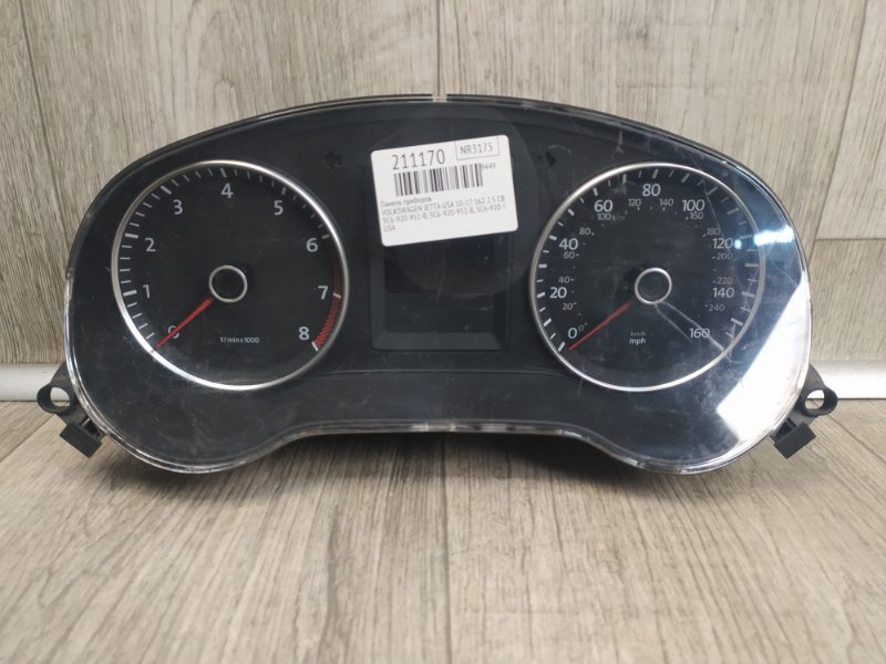 Панель приборов VOLKSWAGEN JETTA USA 10-17 2011 162 CBTA 2.5L 5C6 920 951 B Б/У