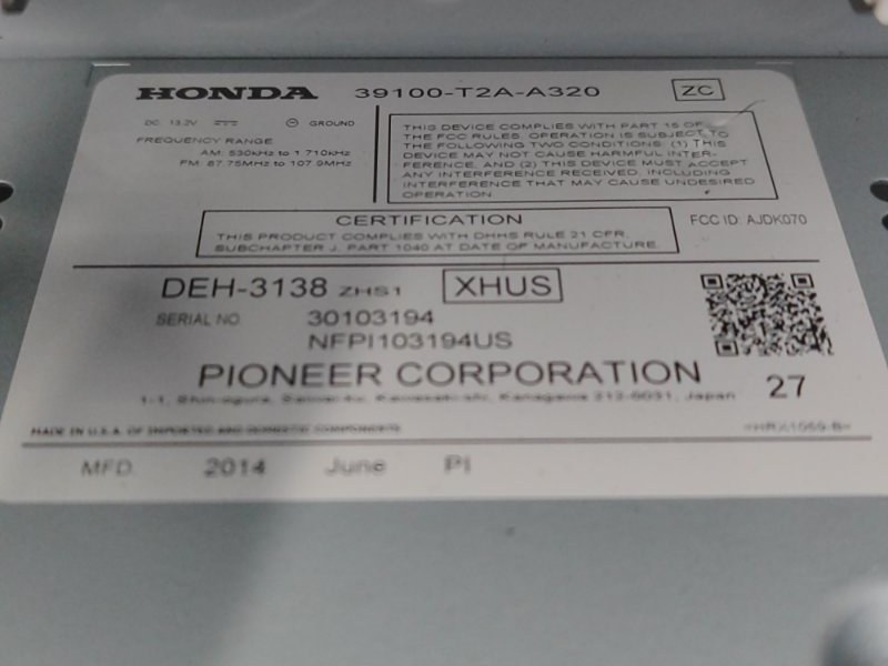 Магнитола ACCORD CR 13-18