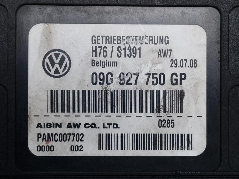 Блок управления АКПП PASSAT CC 08-12 2008 2.0 CCTA Блок управления АКПП PASSAT CC 08-12 2008 2.0 CCTA